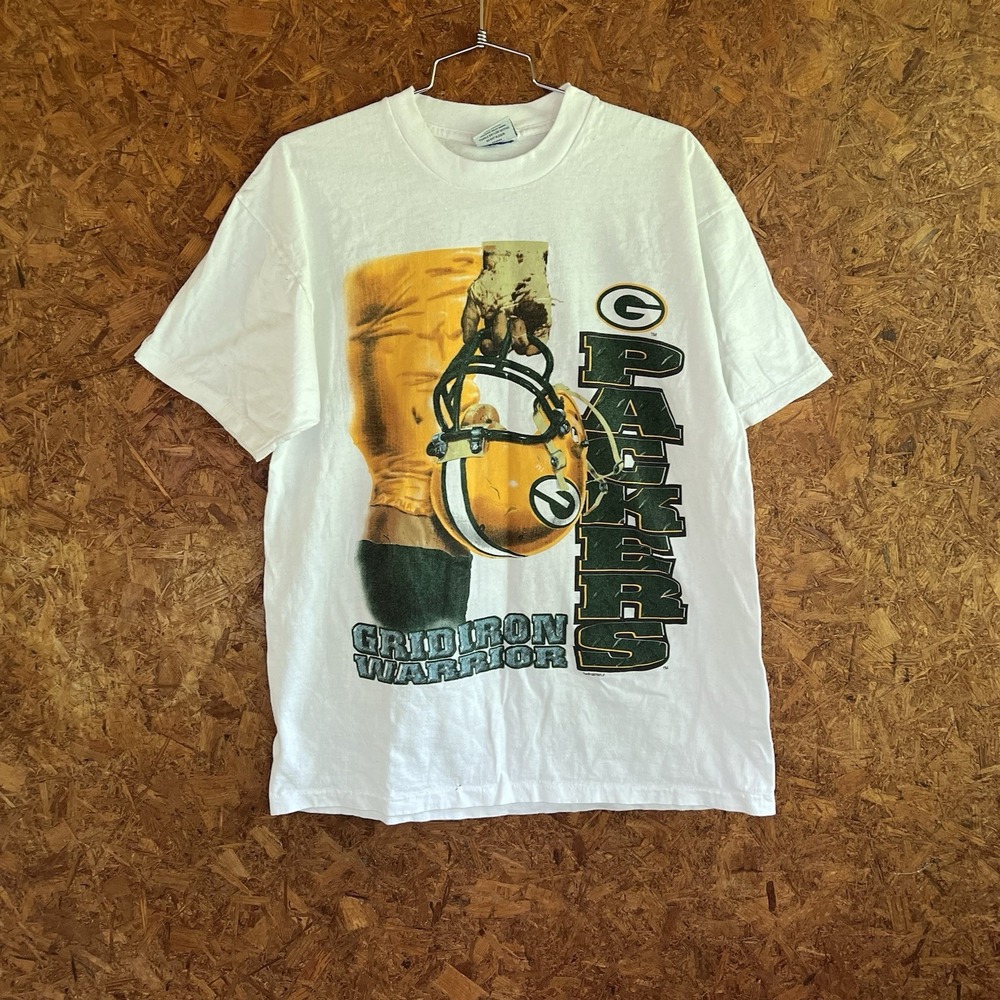 Greenday packers shirt mens medium white vintshe t shirtcollege concepts